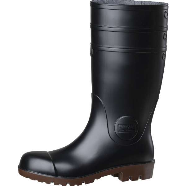 绿安全耐油、耐薬安全長靴工作能手NW1000超级市场黑色25.0CM NW1000SP-BK-25.0_1