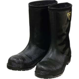 供SHIBATA冰箱使用的高筒靴-40度NR041 24.0黑色NR041-24.0