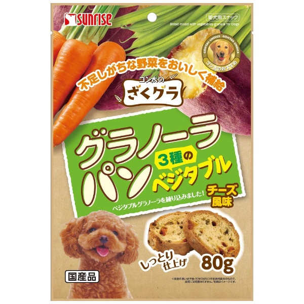 ゴン太のざくグラ　グラノーラパン　ベジタブル　８０ｇ