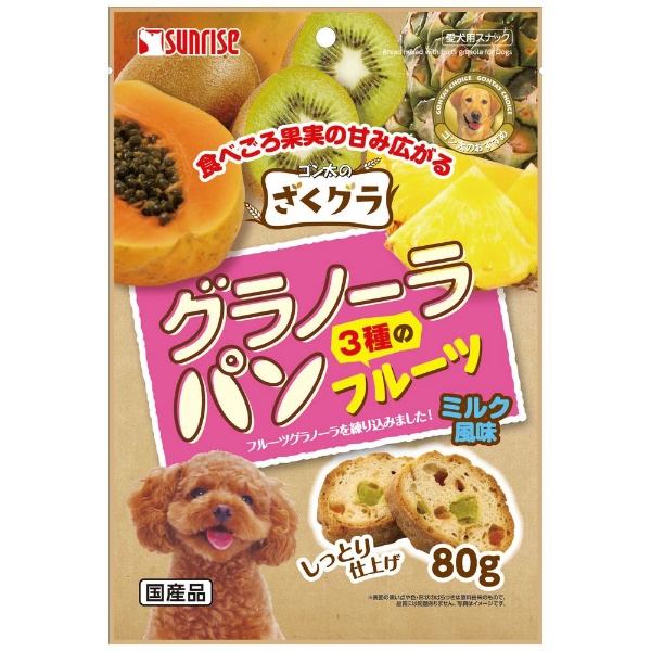 株式会社 マルカン・サンライズ事業部 [マルカン サンライズ] ゴン太のざくグラ フルーツグラノーラ150g 入数36 【2ケース販売】 - ペット用品