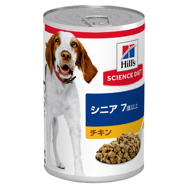 サイエンス・ダイエット シニア 缶詰 チキン 高齢犬用 370g