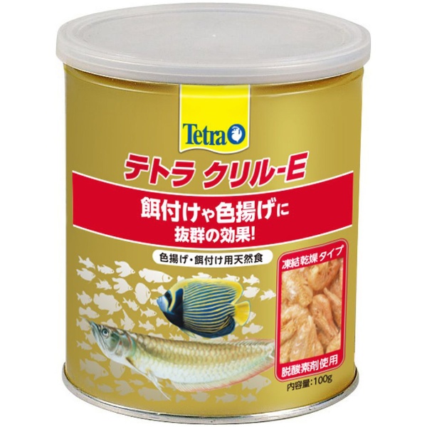テトラ 商店 クリル-E 卓抜 100g 金魚 熱帯魚用フード