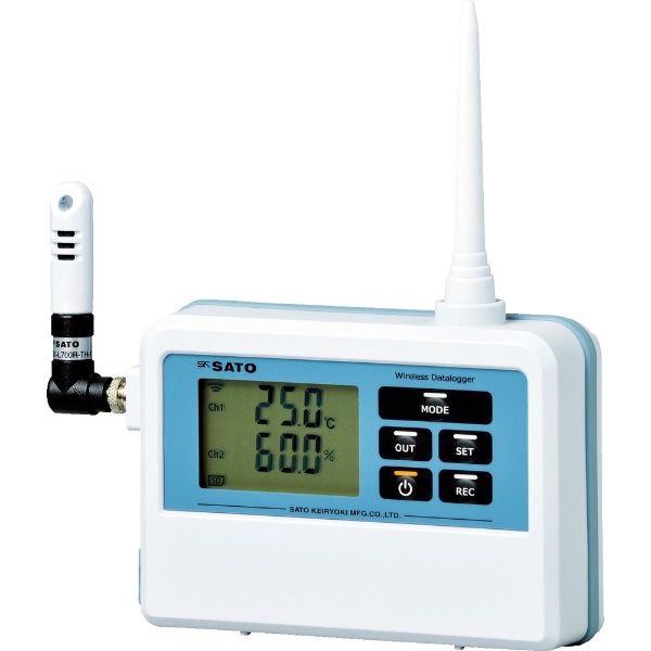 佐藤計量器 最高最低無線温湿度計子機 8420-10 SK-300R-01 - 計測工具