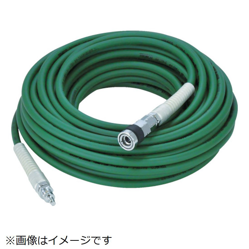 ＴＲＵＳＣＯ　高圧ホース　ストッパーカップリング付　内径６ｍｍＸ３０ｍ THP-6-30A