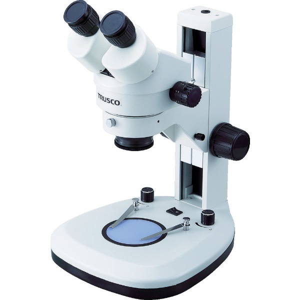 最新デザインの TRUSCO ズーム実体顕微鏡 双眼 フレキシブルアームライト照明付 SCOPRO (スコープロ) ZMSFA-B1 顕微鏡  FONDOBLAKA