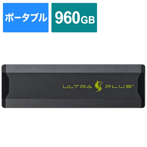 PHD-GS960GU 外付けSSD ULTRA PLUS ゲーミング [960GB /ポータブル型