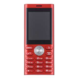 无un.mode phone01"UM-01R"红2.4型、支持标准的SIMx1 ｄｏｃｏｍｏ/软银3G的SIM移动电话