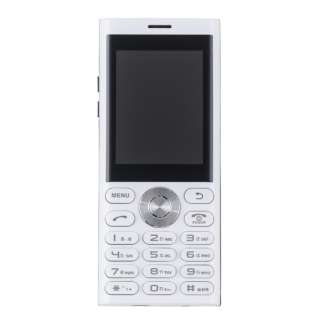 无un.mode phone01"UM-01W"白2.4型、支持标准的SIMx1 ｄｏｃｏｍｏ/软银3G的SIM移动电话