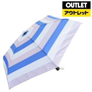 [奥特莱斯商品] USPA小手动开闭伞蓝色边缘[雨伞/50cm][生产完毕物品]