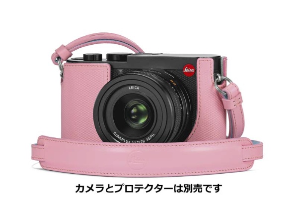 ライカQ2用 レザーストラップピンク ピンク