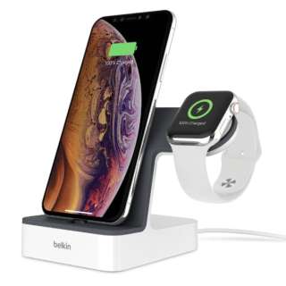 F8J237QEWHT PowerHouse Charge Dock for Apple Watch + iPhone ܲ_1