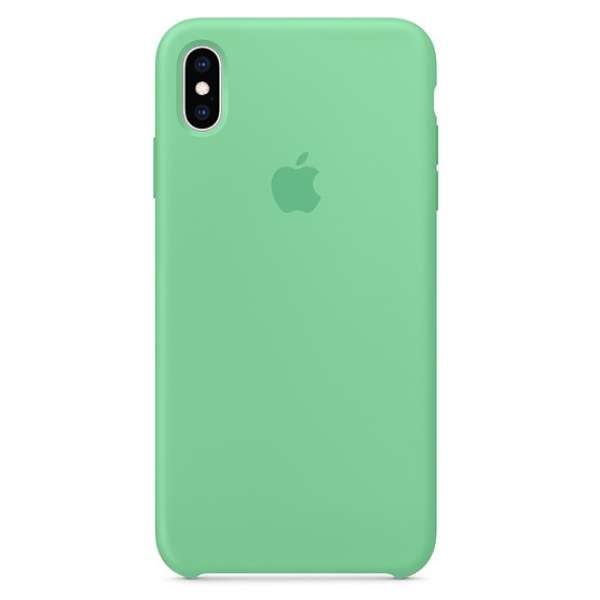 【純正】iPhone XS Max シリコーンケース スペアミント MVF82FE/A アップル｜Apple 通販 | ビックカメラ.com