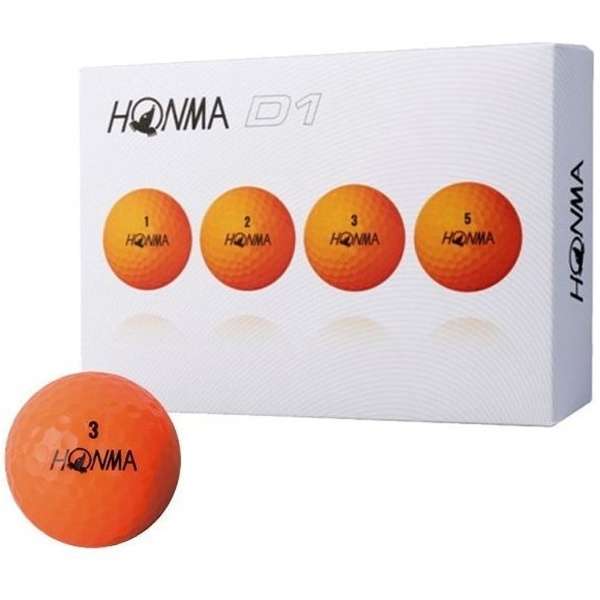 ゴルフボール New D1 オレンジ Bt1801 Og 12球 1ダース ディスタンス系 本間ゴルフ Honma Golf 通販 ビックカメラ Com