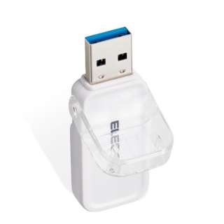 USB (Chrome/iPadOS/iOS/Mac/Windows11Ή) zCg MF-FCU3032GWH [32GB /USB TypeA /USB3.1 /Lbv]