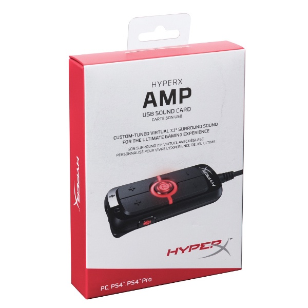 HX-USCCAMSS-BK HyperX AMP USBサウンドカード HX-USCCAMSS-BK ...