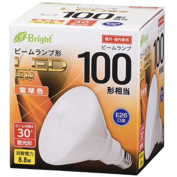 LED電球 ビームランプ形 散光形 E26 100形相当 電球色 LDR9L-W20/100W