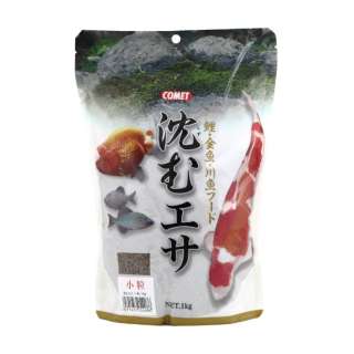 彗星鲤鱼、金鱼、河鱼食物沉到的饲料小粒(1kg)[宠物食物]