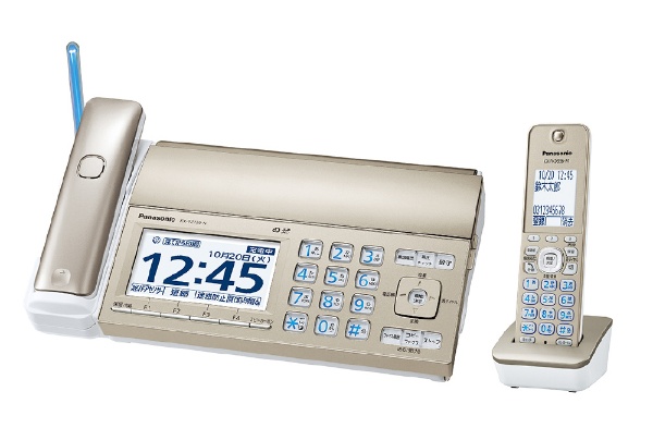 新作入荷新作 パナソニック(Panasonic) KX-PZ720DL-N(シャンパンゴールド) おたっくす デジタルコードレス普通紙ファクス 子機1台  ECカレント 通販 PayPayモール