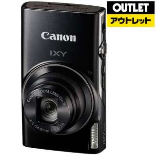 [奥特莱斯商品] 小型的数码照相机IXY(Ｉｘｙ)IXY650黑色[外装次品]