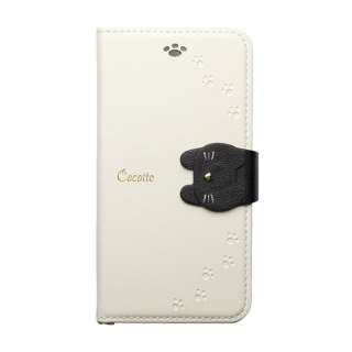iPhone8/7/6s/6兼用笔记本型包Cocotte White iP7-COT01白