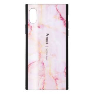 iPhoneXS/XpwʃP[X Premium Marble Pink iP18_58-PREIS04 yïׁAOsǂɂԕiEsz