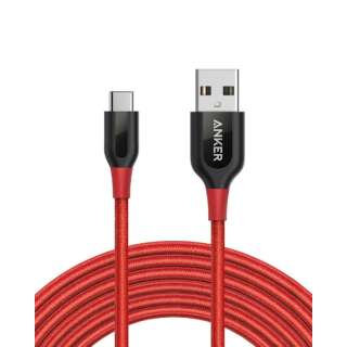 Anker PowerLine+ USB-C & USB-A 2.0 P[u (3.0m) red A8267091
