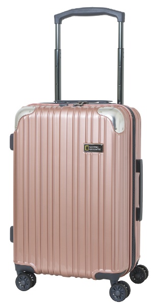  スーツケース ワイドハンドル拡張ジッパーキャリー 49L(54L) WORLD JOURNEY SERIES（ワールドジャーニーシリーズ） ピンク NAG-0799-54-PK