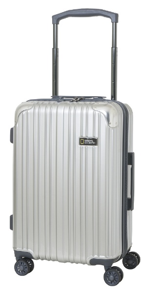  スーツケース ワイドハンドル拡張ジッパーキャリー 49L(54L) WORLD JOURNEY SERIES（ワールドジャーニーシリーズ） シルバー NAG-0799-54-SL