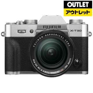 [奥特莱斯商品] X-T30-S微单XF18-55mm透镜配套元件银[变焦距镜头][展览品]