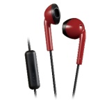 入耳式耳机内部年型HA-F19M-RB红×黑色[φ3.5mm小型插头]