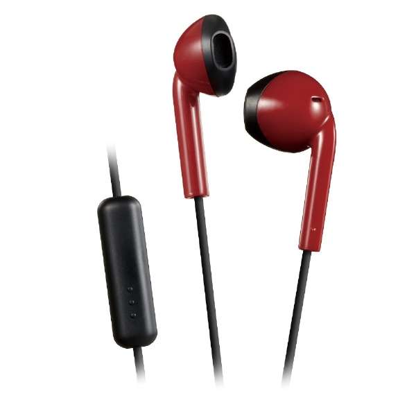 入耳式耳机内部年型HA-F19M-RB红×黑色[φ3.5mm小型插头]_1