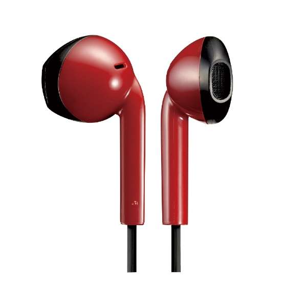 入耳式耳机内部年型HA-F19M-RB红×黑色[φ3.5mm小型插头]_4