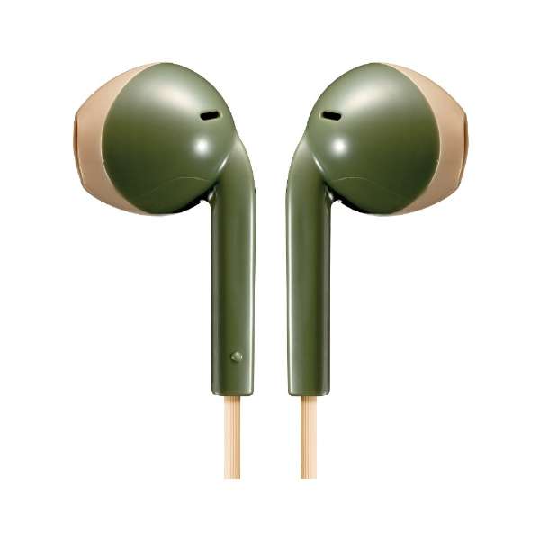 入耳式耳机内部年型HA-F19M-GC黄褐色×浅驼色[φ3.5mm小型插头]_3