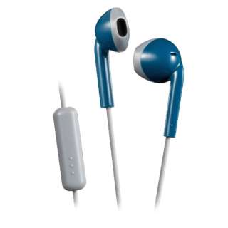 入耳式耳机内部年型HA-F19M-AH蓝色×灰色[φ3.5mm小型插头]