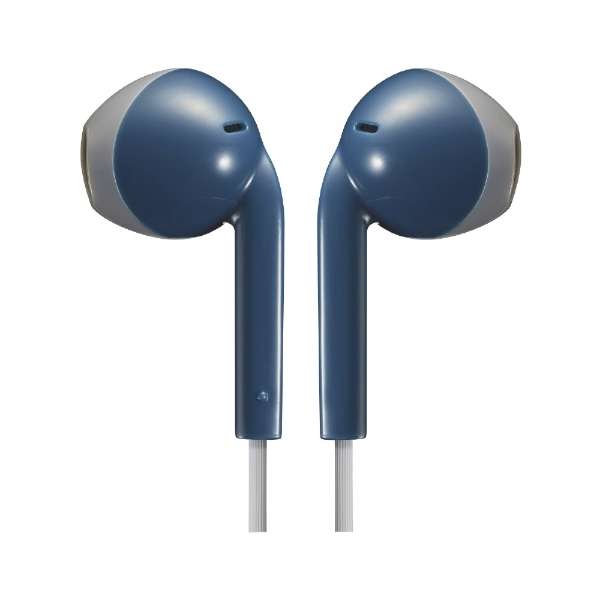 入耳式耳机内部年型HA-F19M-AH蓝色×灰色[φ3.5mm小型插头]_3