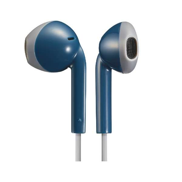 入耳式耳机内部年型HA-F19M-AH蓝色×灰色[φ3.5mm小型插头]_4