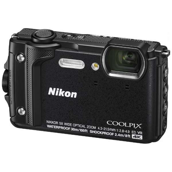 W300 コンパクトデジタルカメラ COOLPIX（クールピクス） ブラック [防水+防塵+耐衝撃] ニコン｜Nikon 通販 | ビック