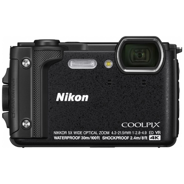 W300 コンパクトデジタルカメラ COOLPIX（クールピクス） ブラック
