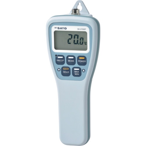 佐藤 防水型食品用温度計ＳＫー２７０ＷＰ（指示計のみ）（８０７８