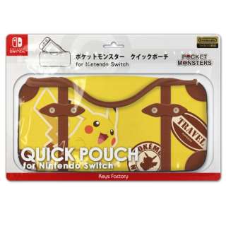 ポケットモンスター クイックポーチ For Nintendo Switch ピカチュウ Cqp 008 1 Switch キーズファクトリー Keysfactory 通販 ビックカメラ Com
