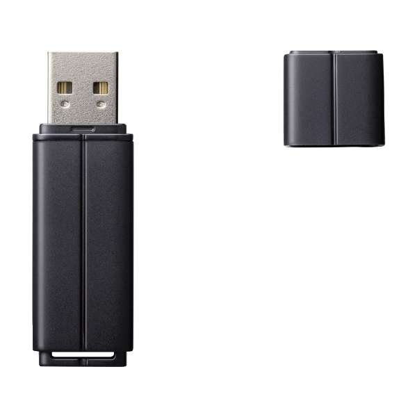 原创的USB存储器[32GB/USB2.0/盖子式/黑色]RU2-32BK-B黑色_2