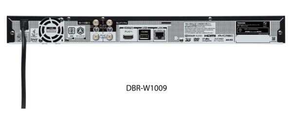東芝 REGZAブルーレイ DBR-W1009 2チューナー/1TB