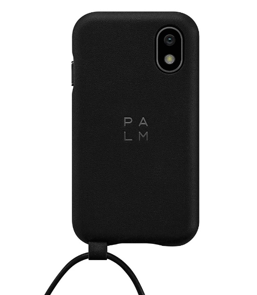 【純正】Palm Leather Case with Neck and Wrist Lanyards【Palm Phone対応】  PALMCASE-JP 【処分品の為、外装不良による返品・交換不可】