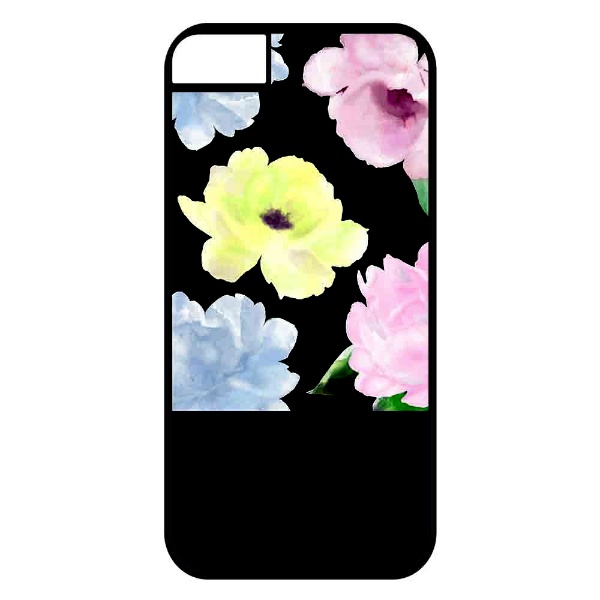 2WAY CASE for iPhone8 colorful 7 flower-BLK おトク情報がいっぱい！ 少し豊富な贈り物 6