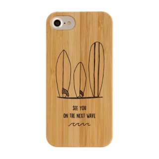 miPhone 8/7/6s/6pnkibaco BAMBOO RUBBER CASE 663-102401 SURFBOARDS