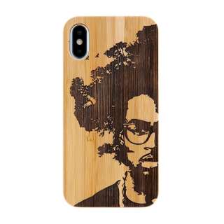 miPhone XS/Xpnkibaco BAMBOO RUBBER CASE 663-103729 AFRO TREE