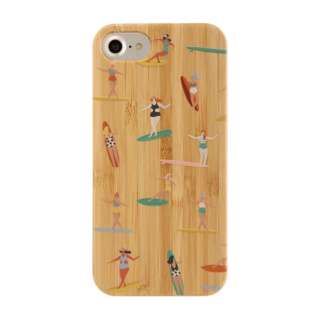 miPhone 8/7/6s/6pnkibaco BAMBOO RUBBER CASE 663-102968 SURF GIRLS