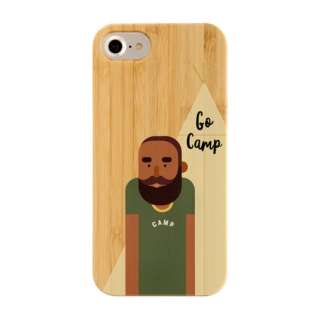 miPhone 8/7/6s/6pnkibaco BAMBOO RUBBER CASE 663-103040 GO CAMP