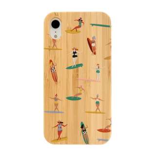 miPhone XRpnkibaco BAMBOO RUBBER CASE 663-103750 SURF GIRLS yïׁAOsǂɂԕiEsz