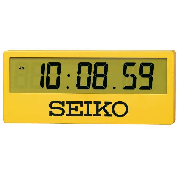 SEIKO sports timer clock yellow SQ816Y SEIKO | SEIKO mail order |  BicCamera. com